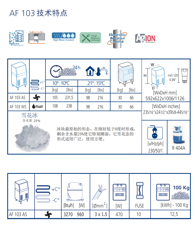 AF103雪花制冰機(jī)結(jié)構(gòu)圖